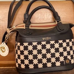 Spartina Houndstooth Purse